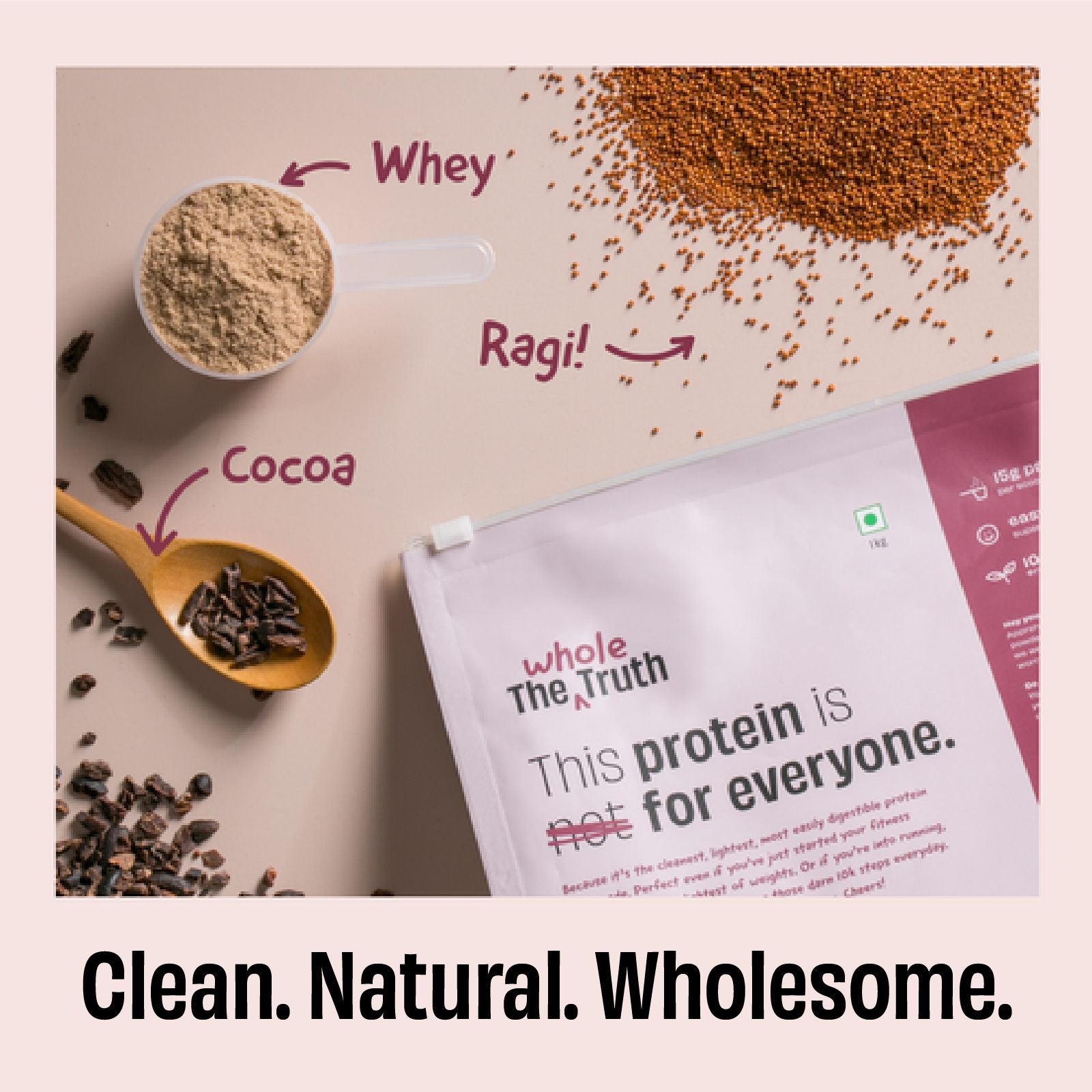 Ragi Cocoa 15 g Protein Powder - 1 Kg