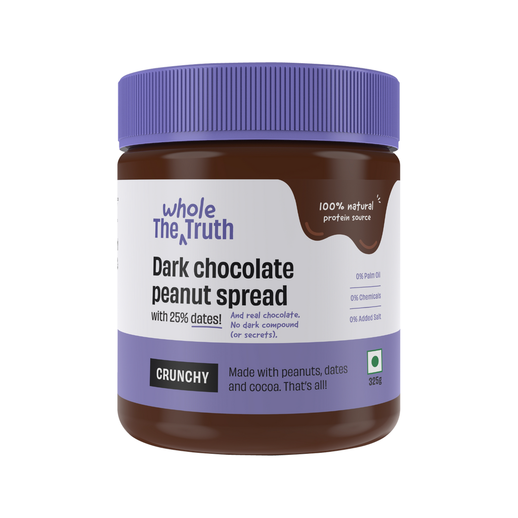 CRUNCHY - Dark Chocolate Peanut Spread - Box of 325g