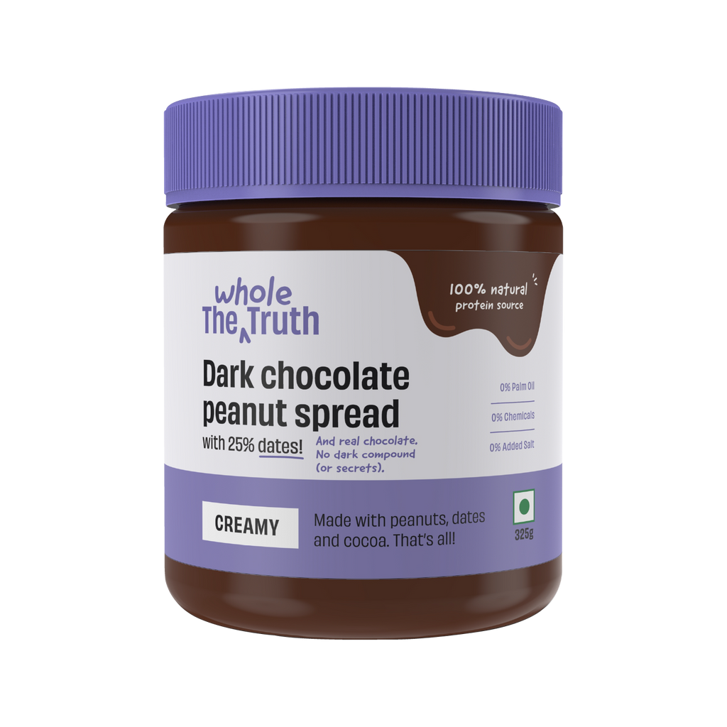 CREAMY- Dark Chocolate Peanut Spread - Box of 325g