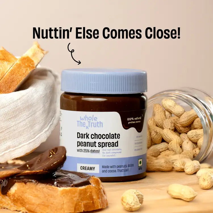 CREAMY- Dark Chocolate Peanut Spread - Box of 925g