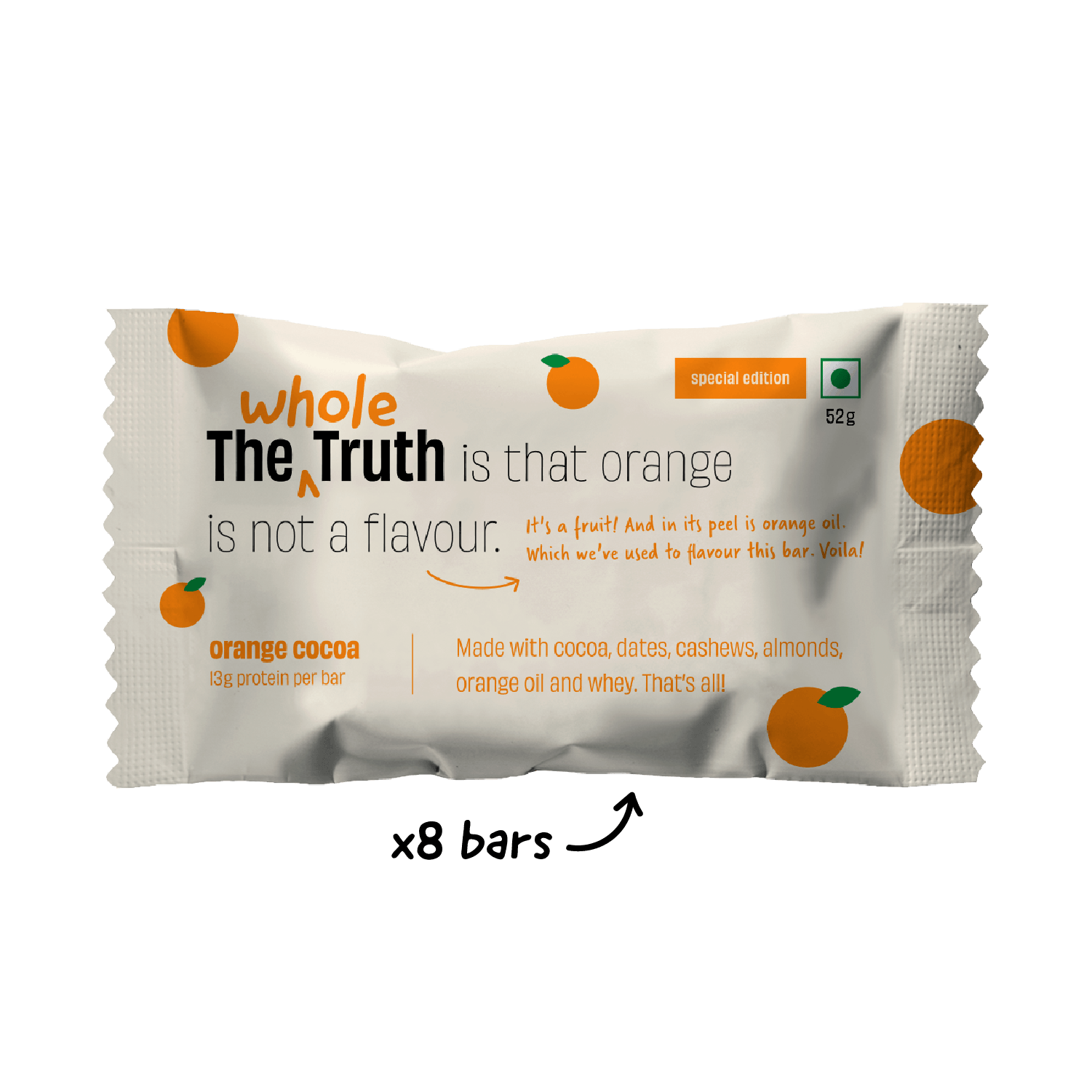 Orange Cocoa - Protein Bar