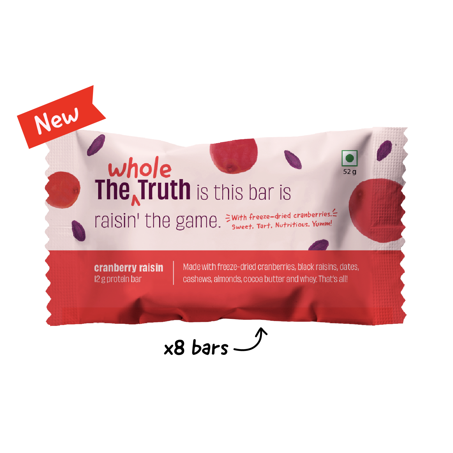 Cranberry Raisin - Protein Bar