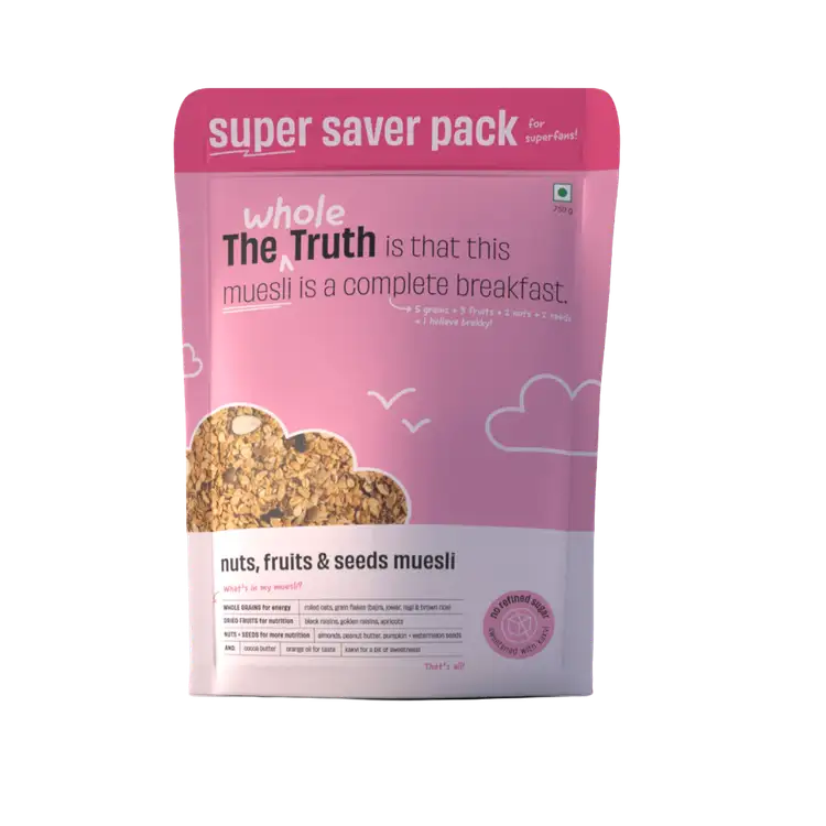 Nuts, Fruit & Seeds Muesli - 750g