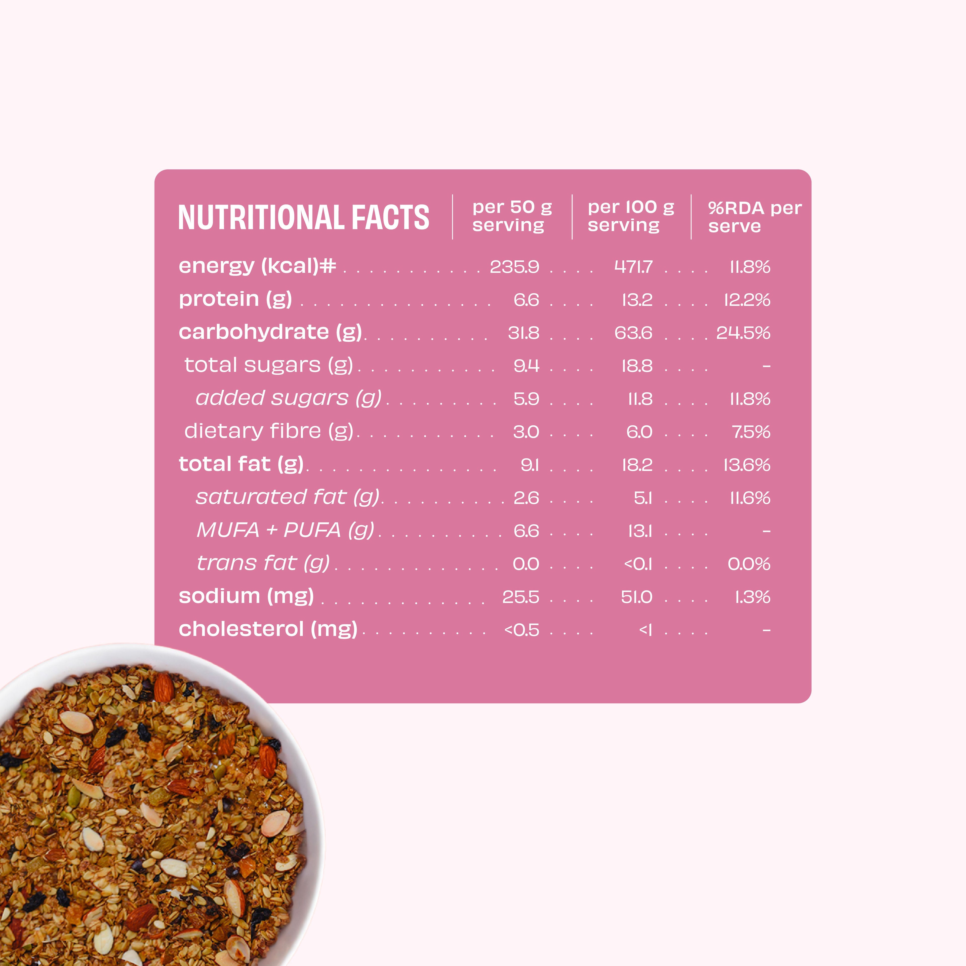 Nuts, Fruit & Seeds Muesli - 750g