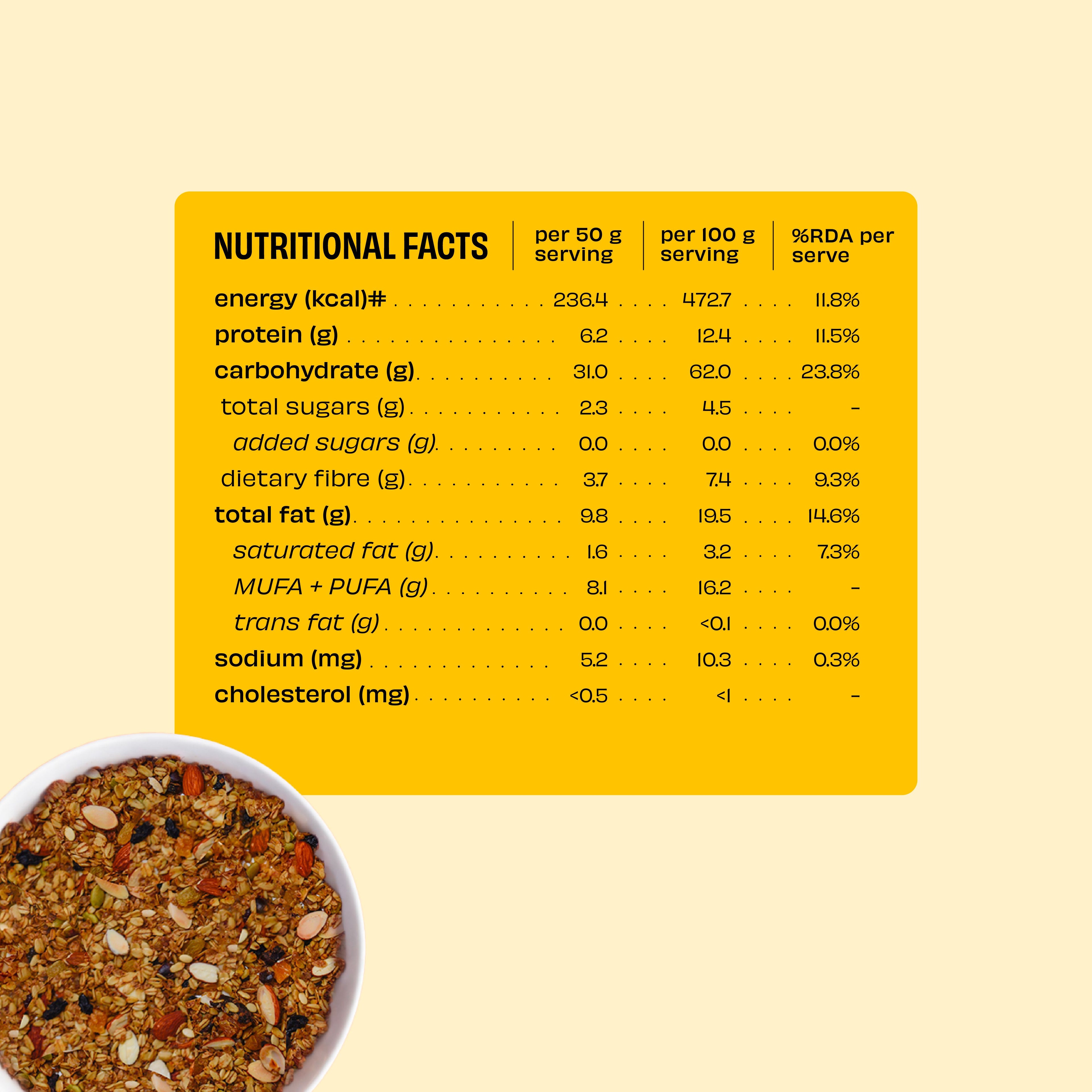No Added Sugar Muesli  - 750g