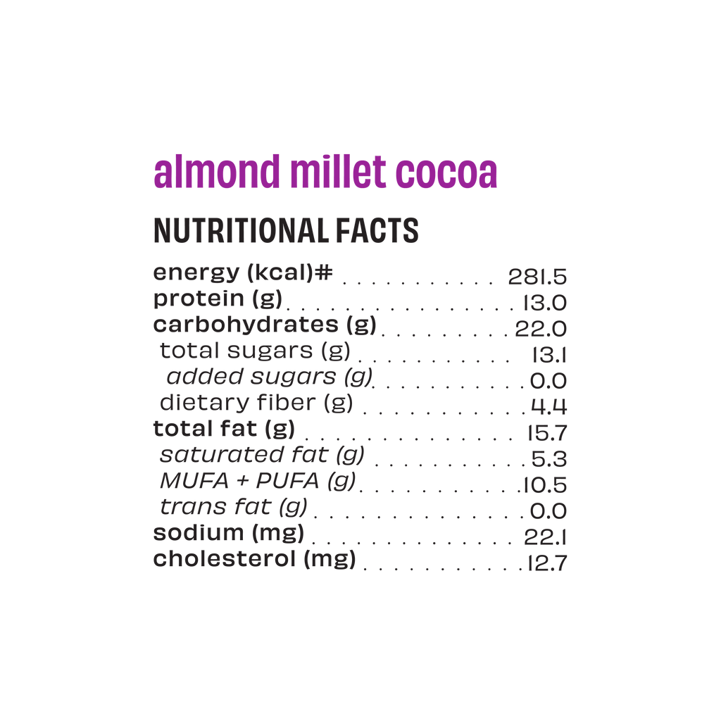 Almond Millet Cocoa - Proetin Bar