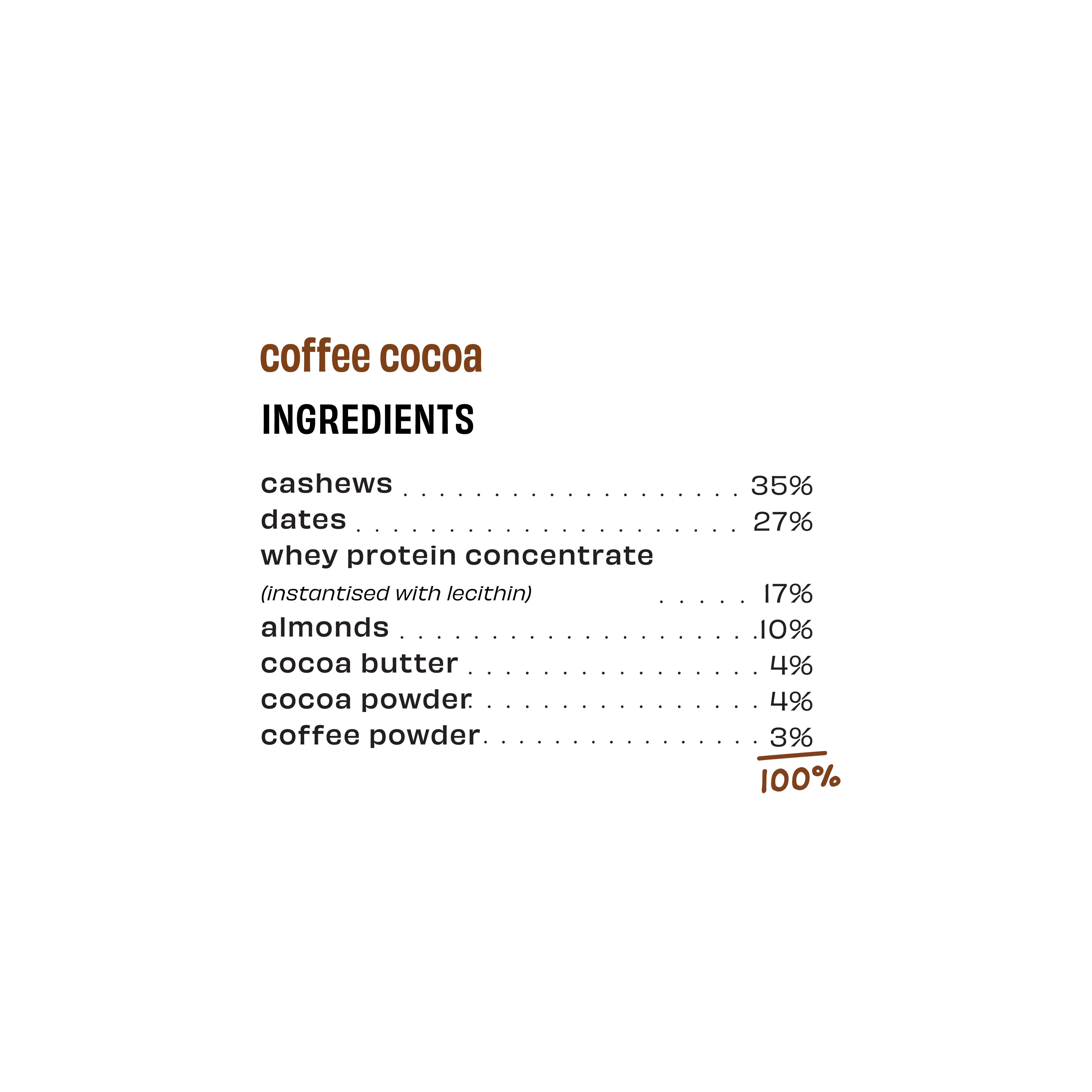 Coffee Cocoa - Protein Bar