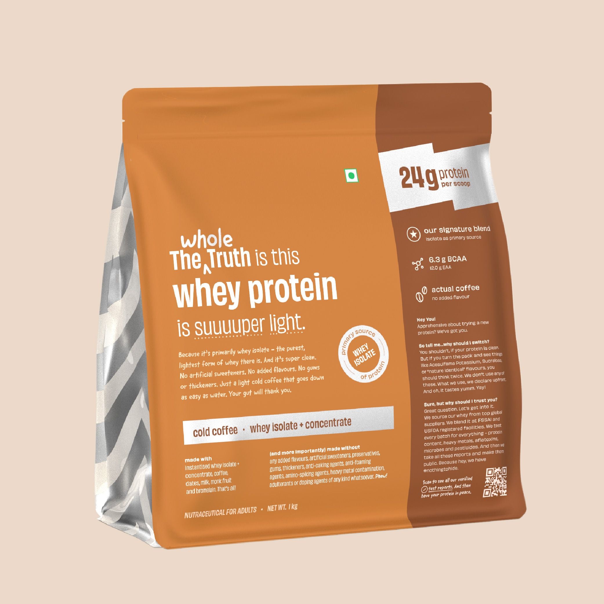 Cold Coffee 24 g Protein Powder - 1 Kg