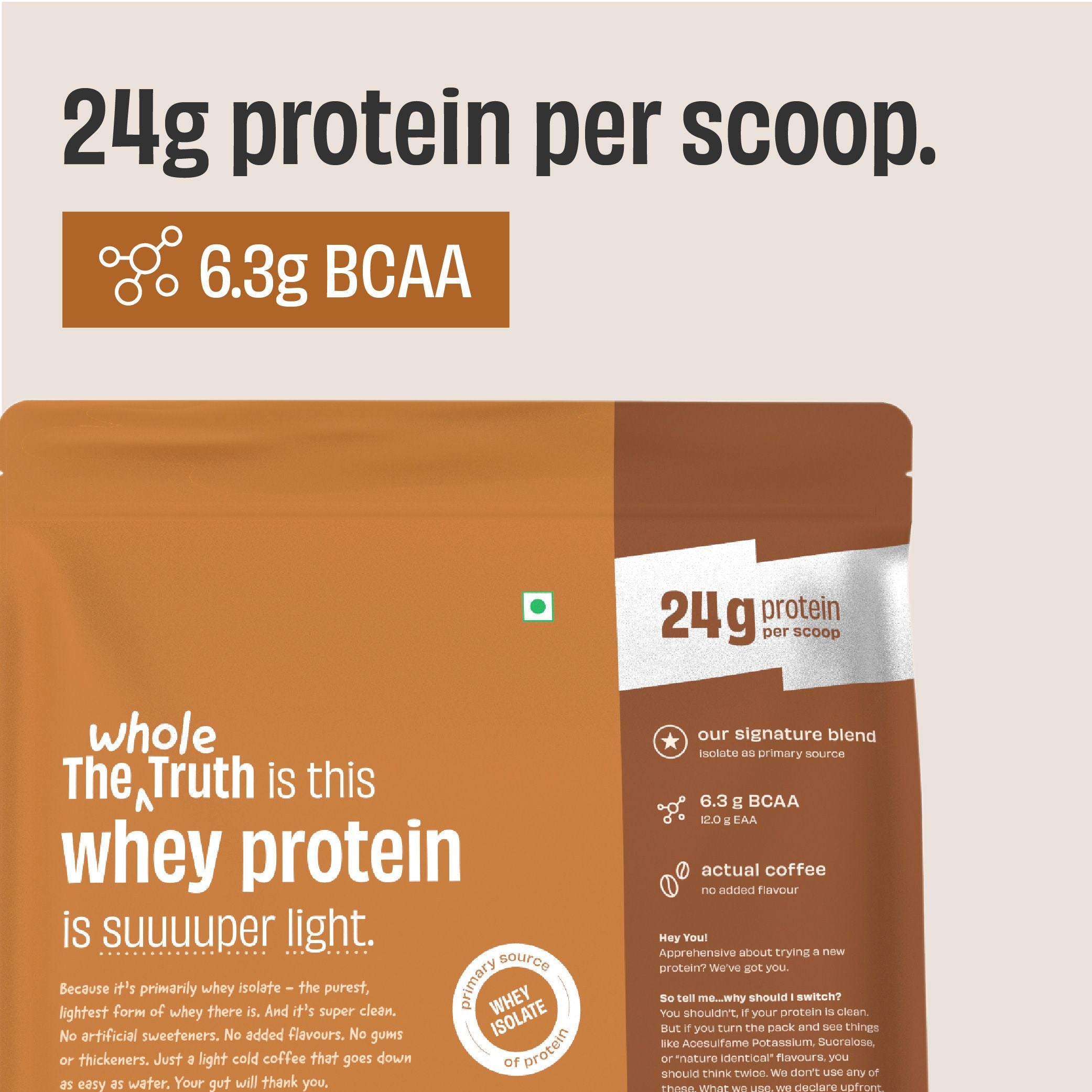 Cold Coffee 24 g Protein Powder - 1 Kg