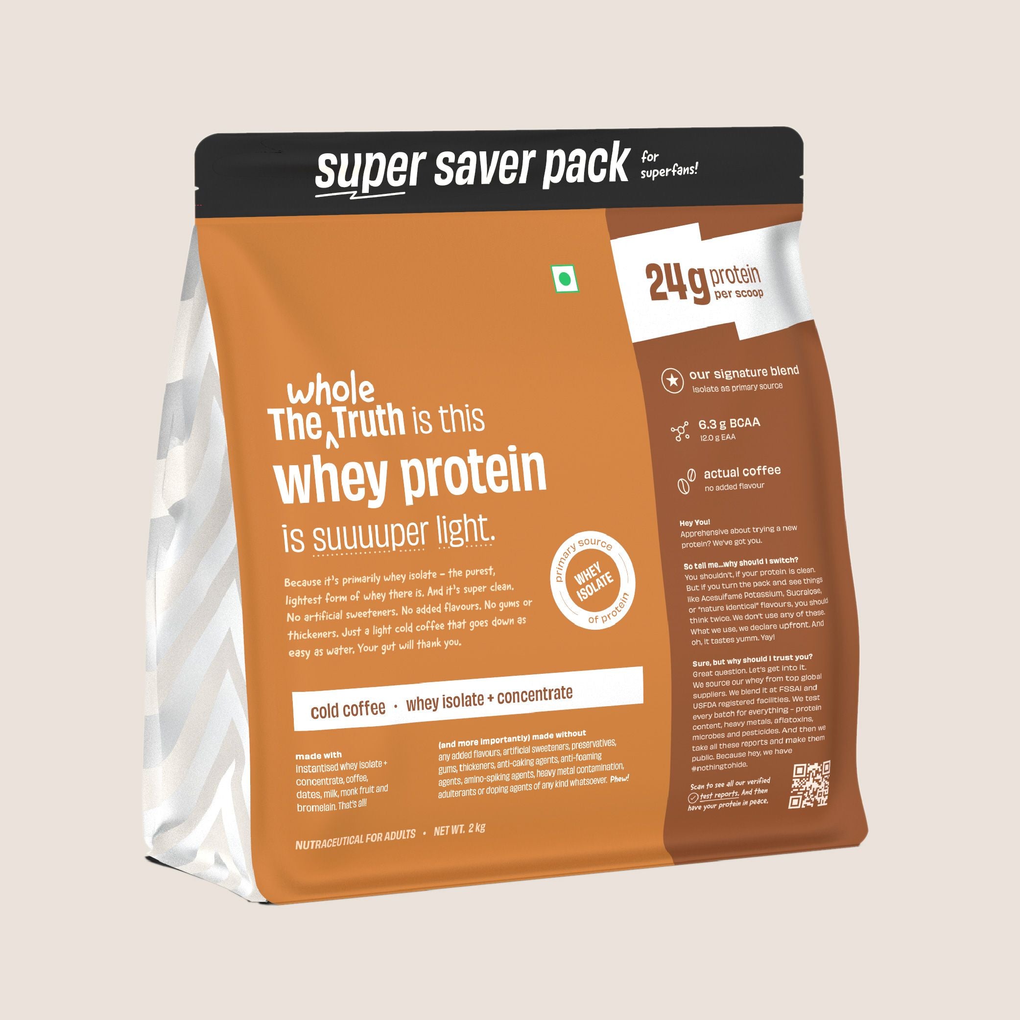 Cold Coffee 24 g Protein Powder - 2 Kg