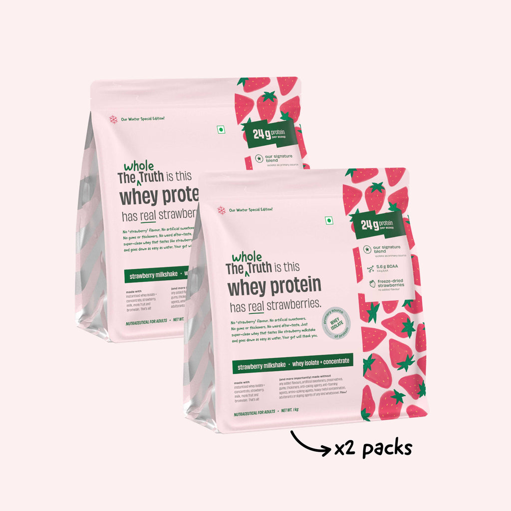 Strawberry Shake 24 g Protein Powder - 1 Kg