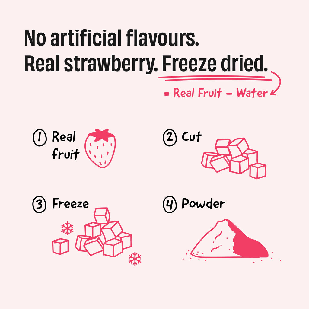 Strawberry Shake 24 g Protein Powder - 1 Kg