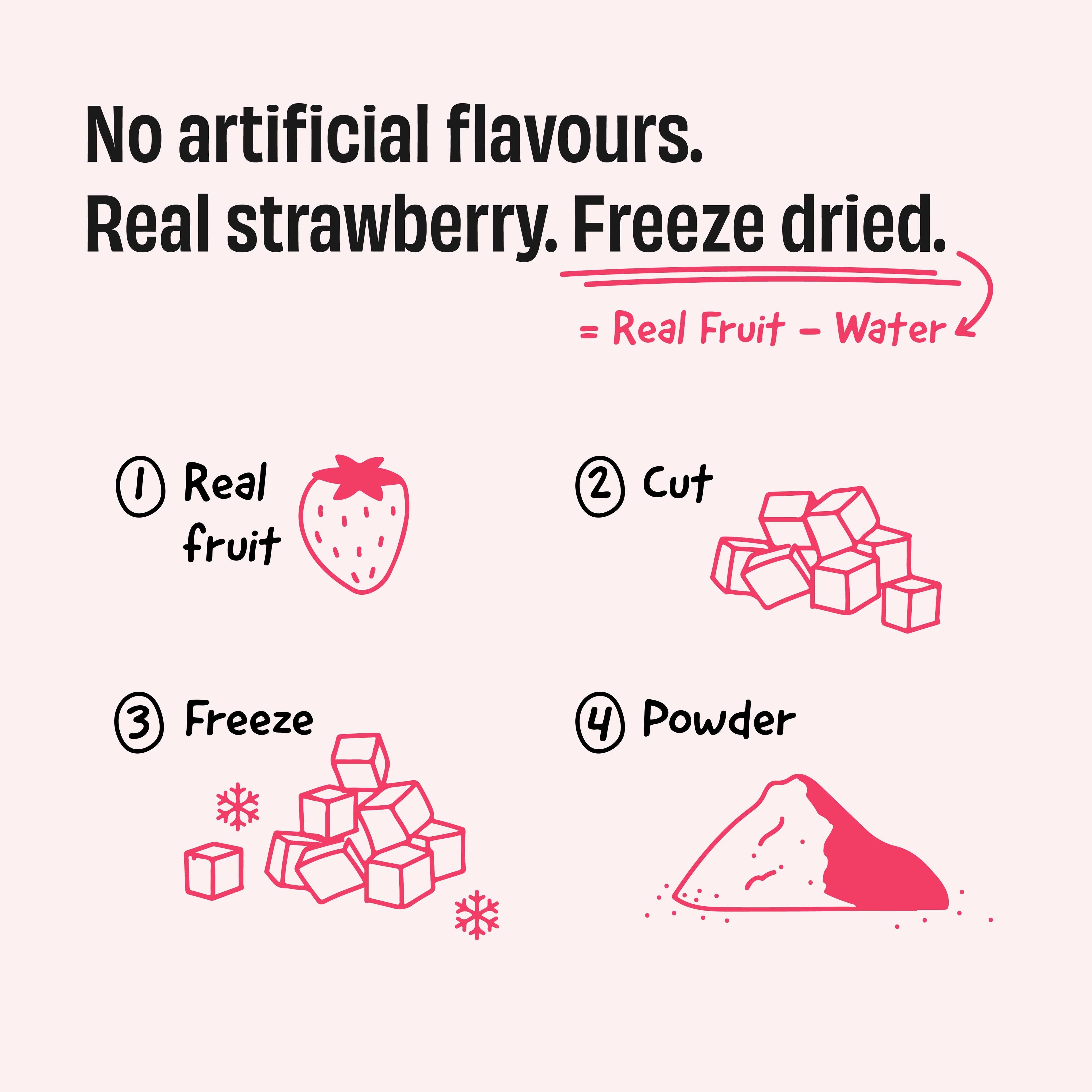 Strawberry Shake 24 g Protein Powder - 1 Kg