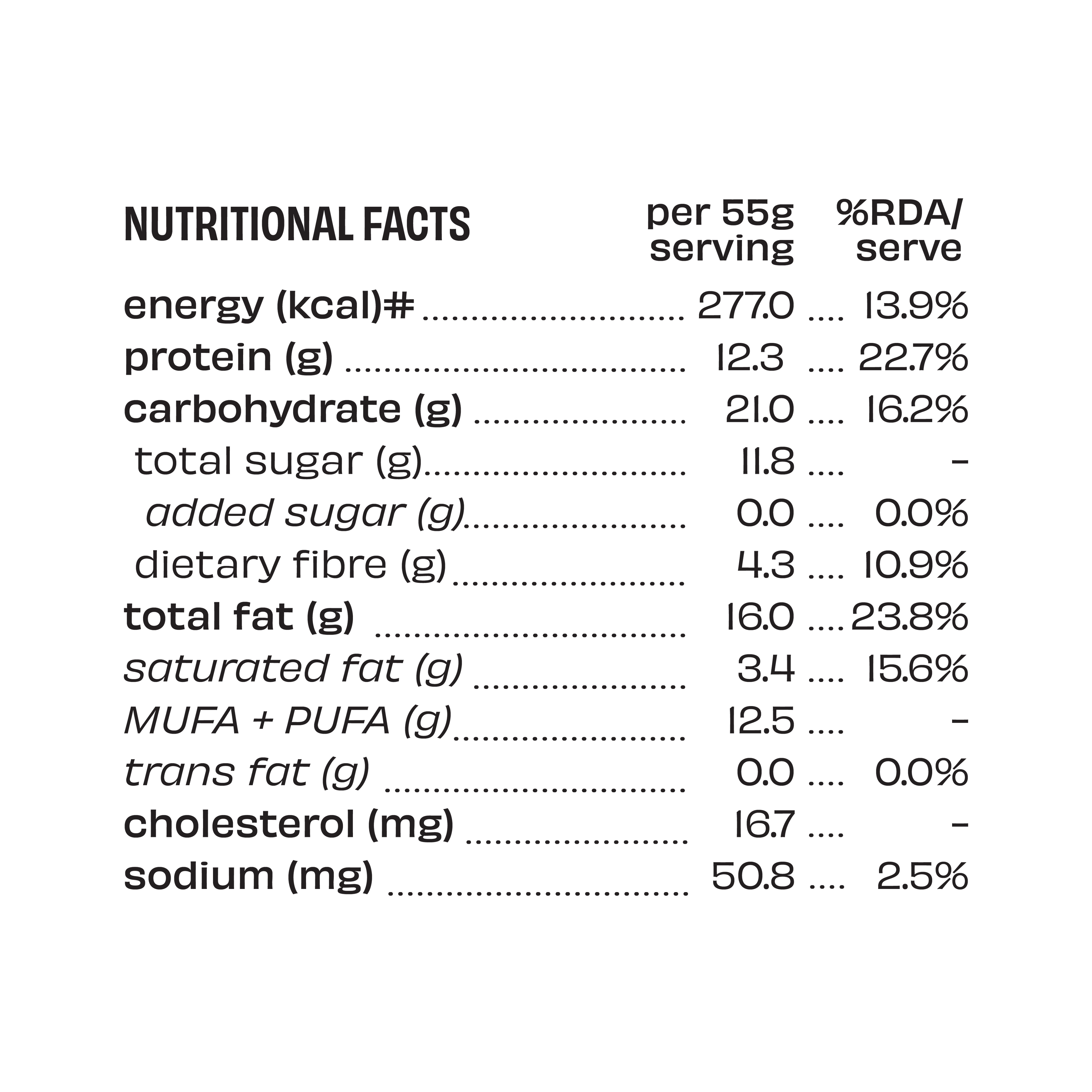 Hazelnut Millet - Protein Bar
