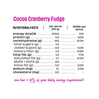 Cocoa Cranberry Fudge - Energy Bar