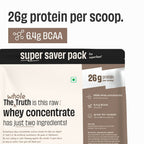 Unflavoured Raw Whey Protein Concentrate 26 g - 1 Kg