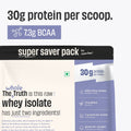 Unflavoured 30 g Pure Whey Protein Isolate - 1 Kg