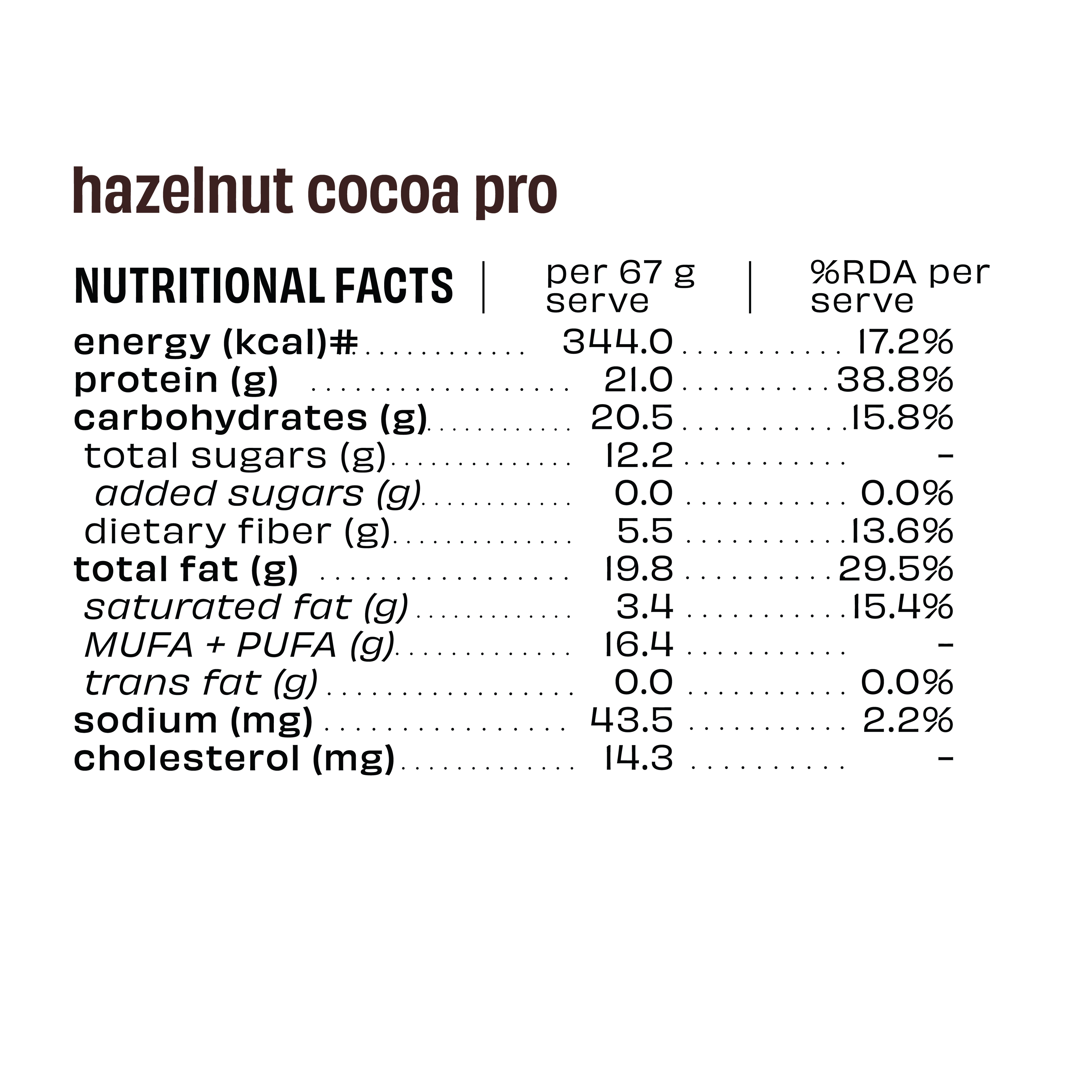 Hazelnut Cocoa Pro - Protein Bar