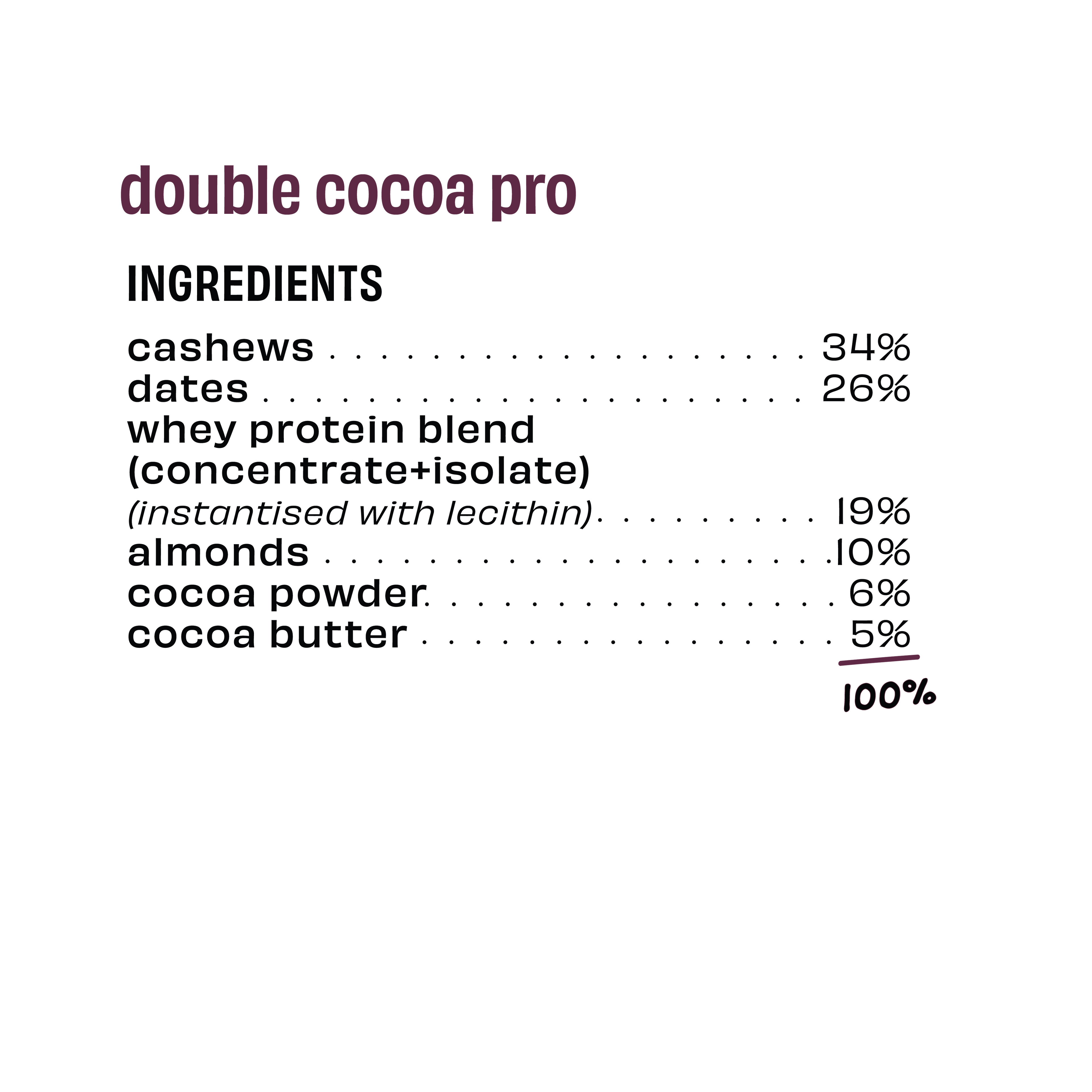 Double Cocoa Pro - Protein Bar