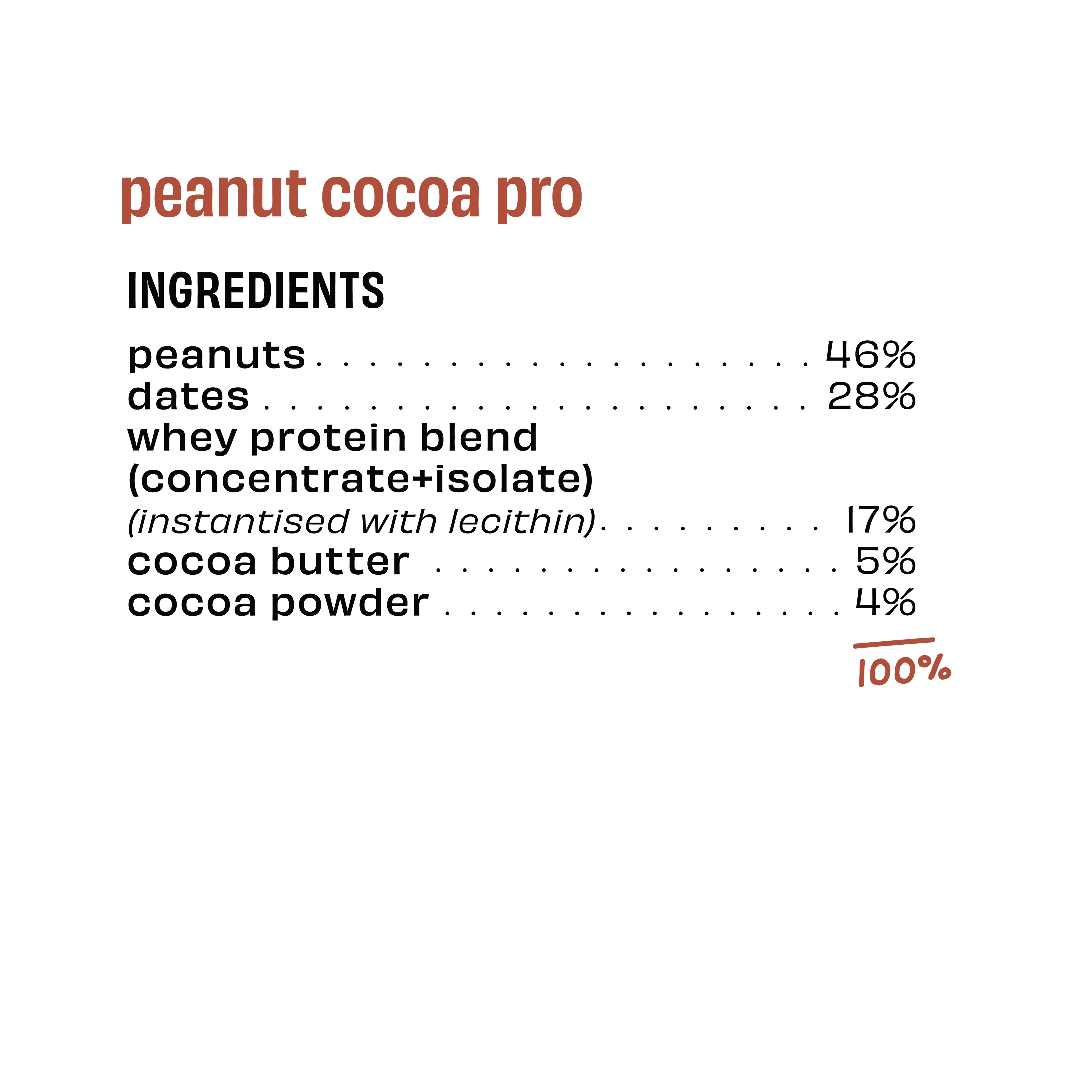 Peanut Cocoa Pro - Protein Bar
