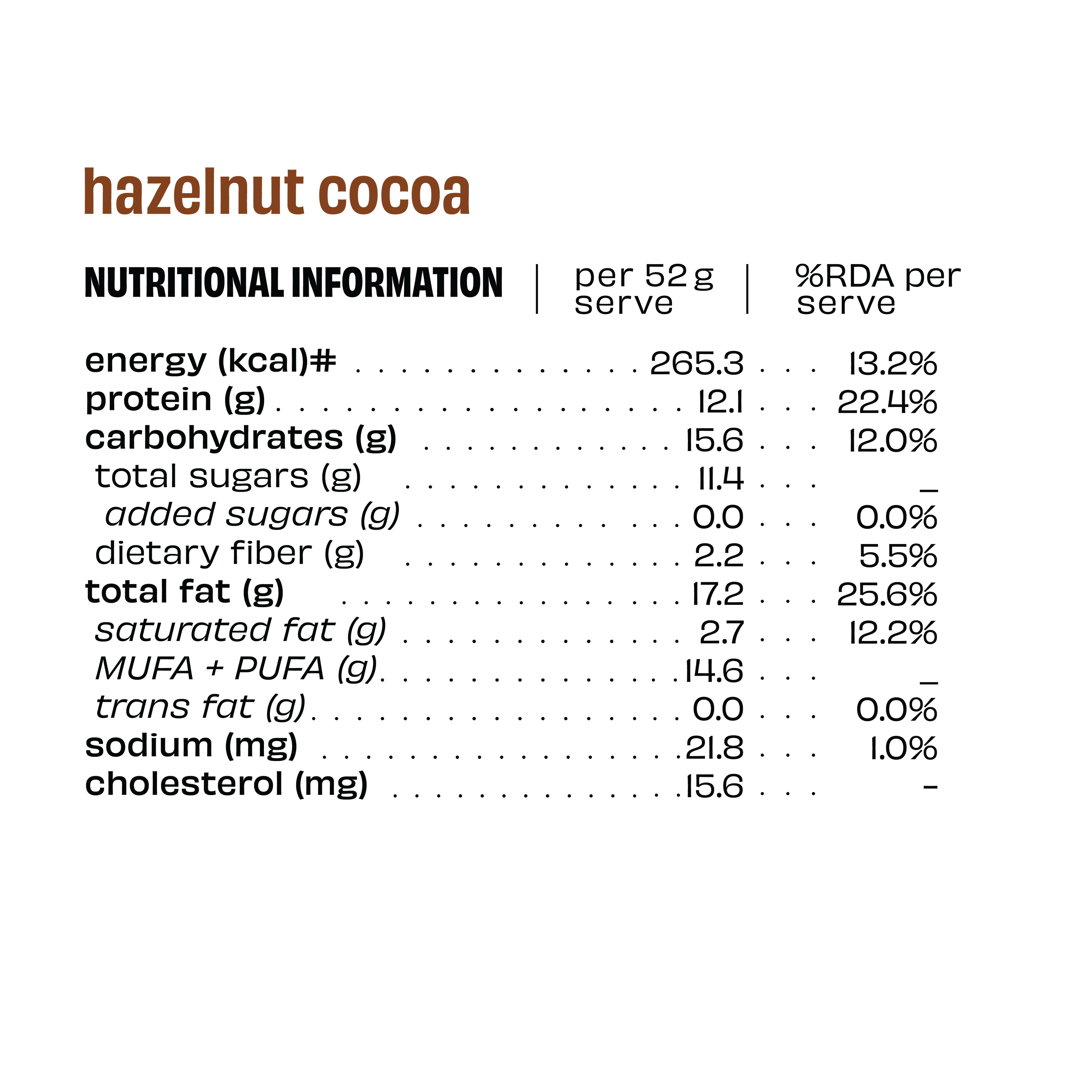 Hazelnut Cocoa - Protein Bar