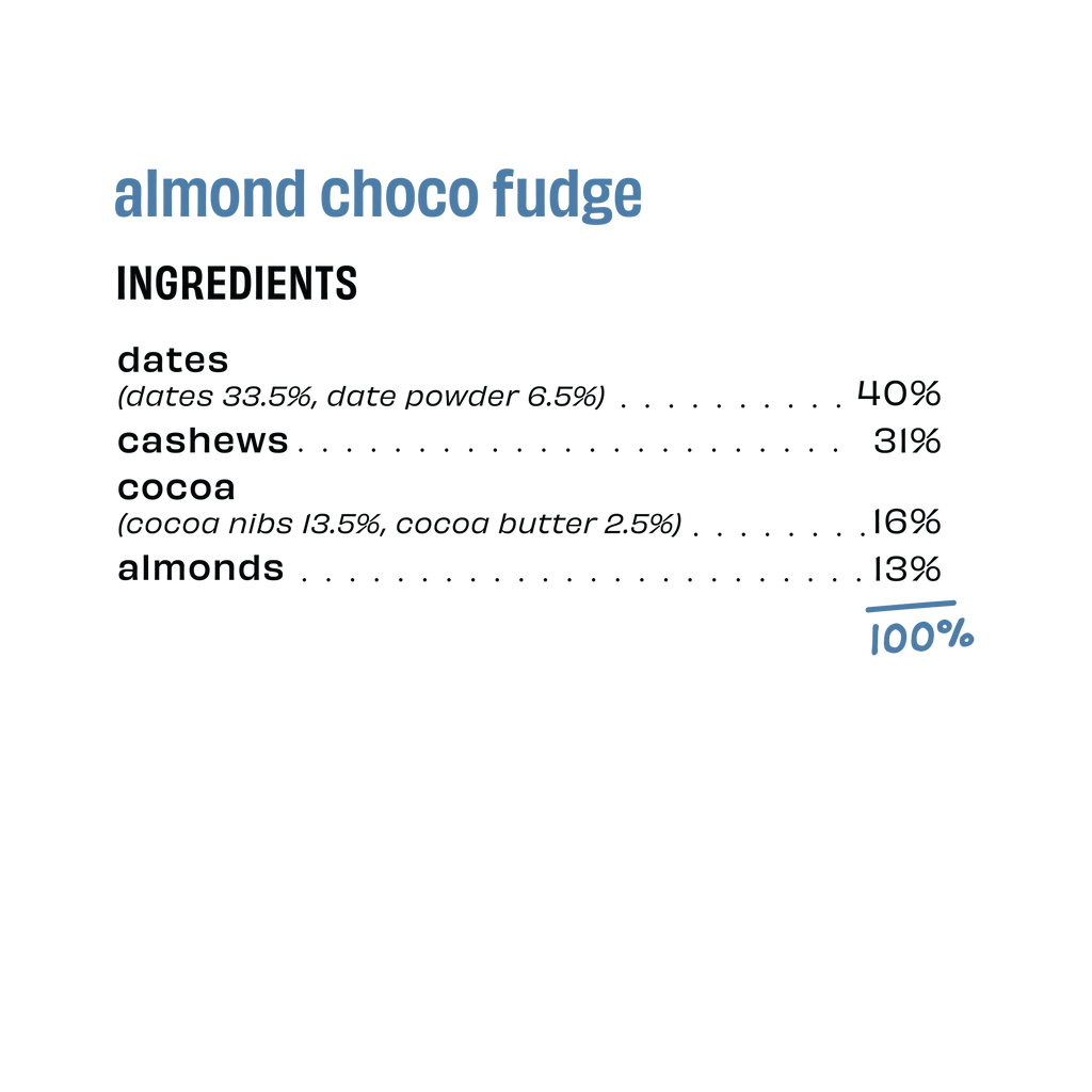 Almond Choco Fudge - Energy Bar