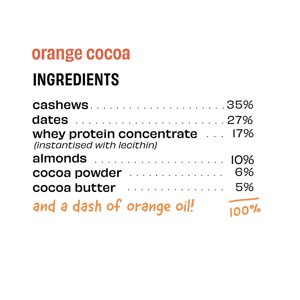 Orange Cocoa - Protein Bar