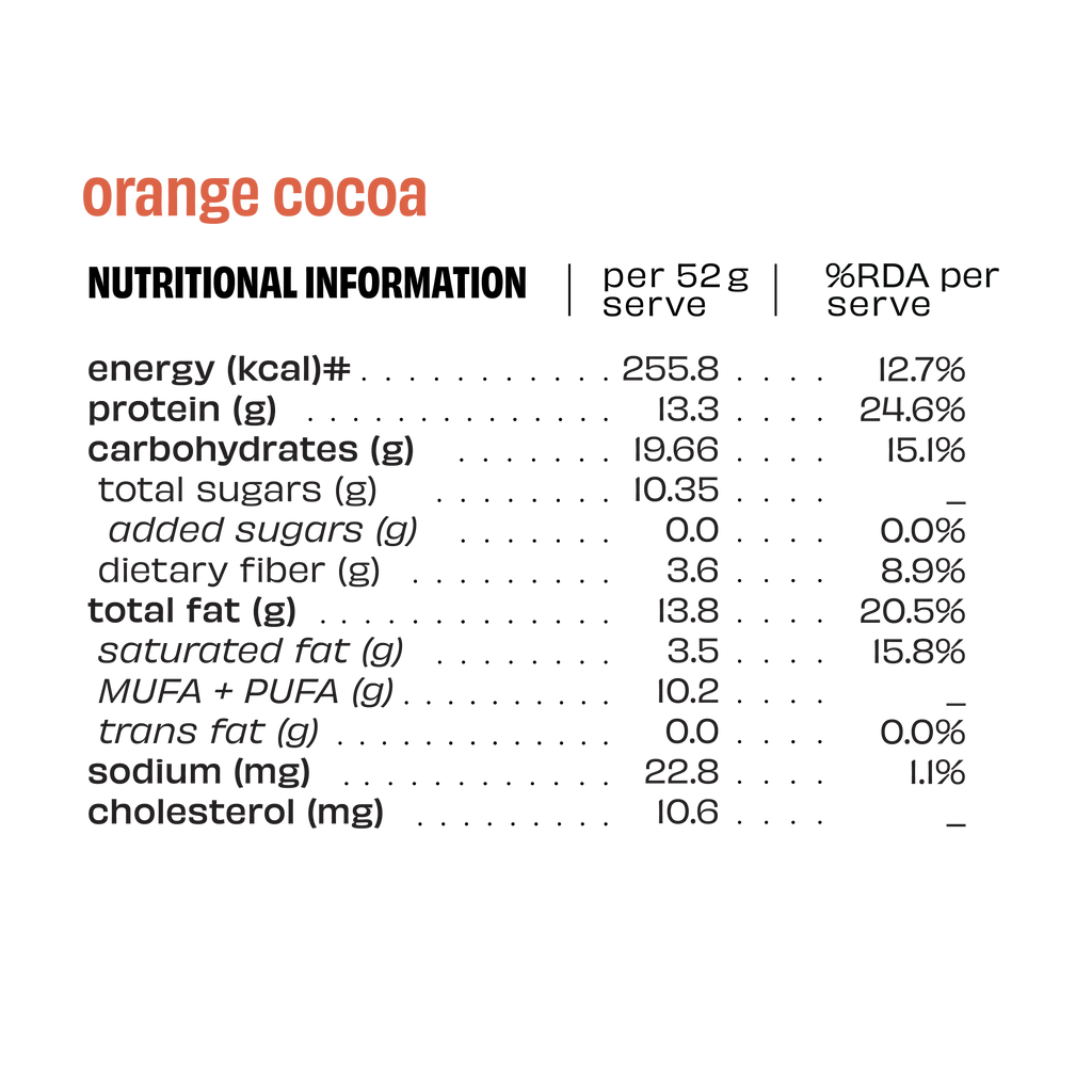 Orange Cocoa - Protein Bar