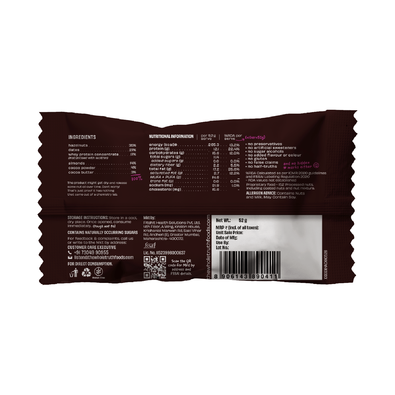 Hazelnut Cocoa - Protein Bar