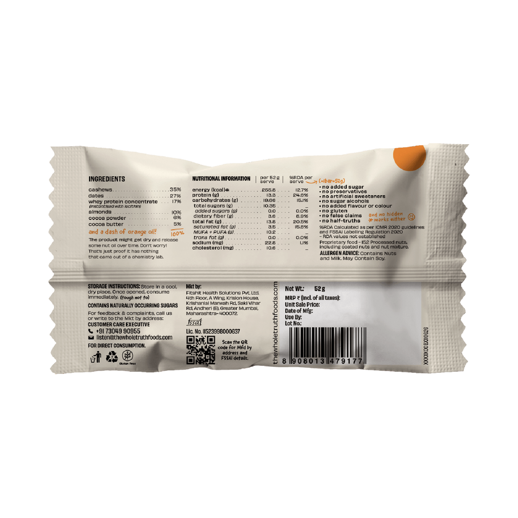 Orange Cocoa - Protein Bar
