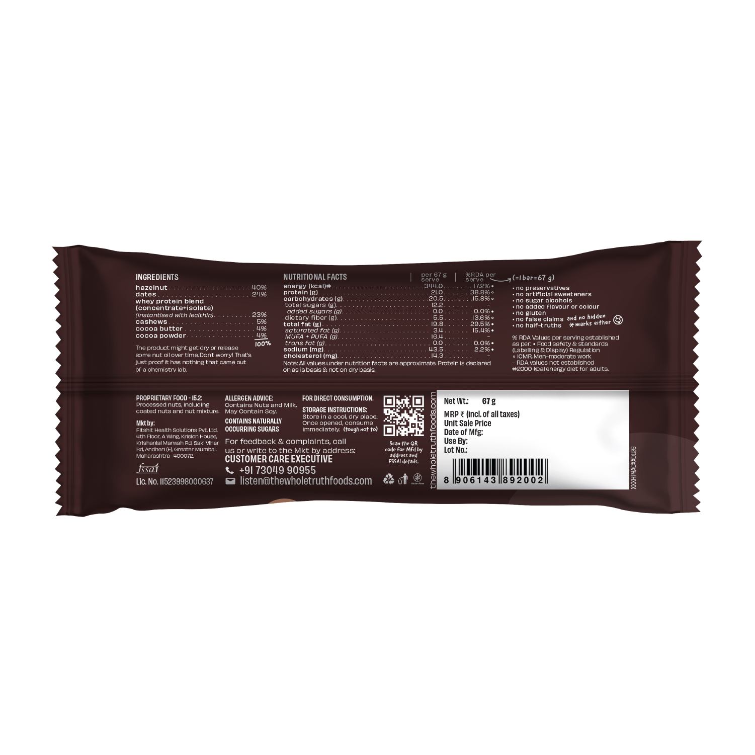 Hazelnut Cocoa Pro - Protein Bar
