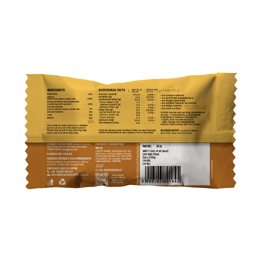 Peanut Millet Cocoa - Protein Bar