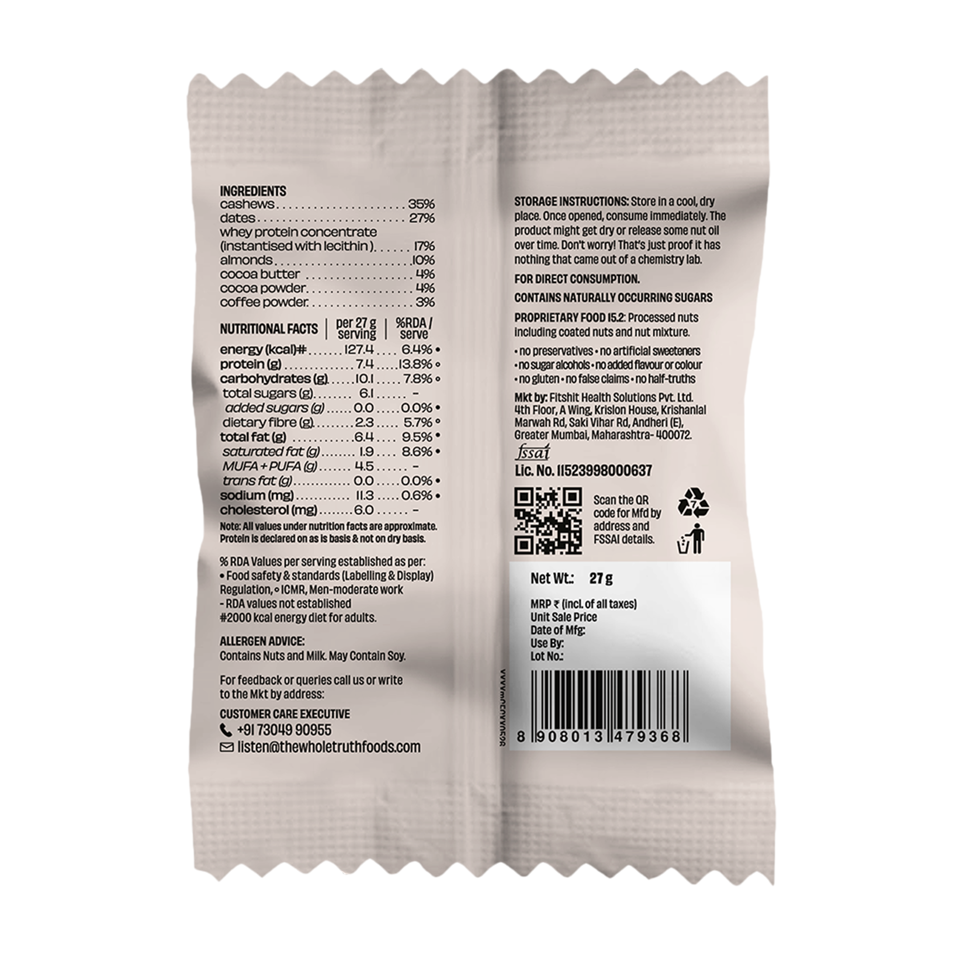 Coffee Cocoa - Mini Protein Bar