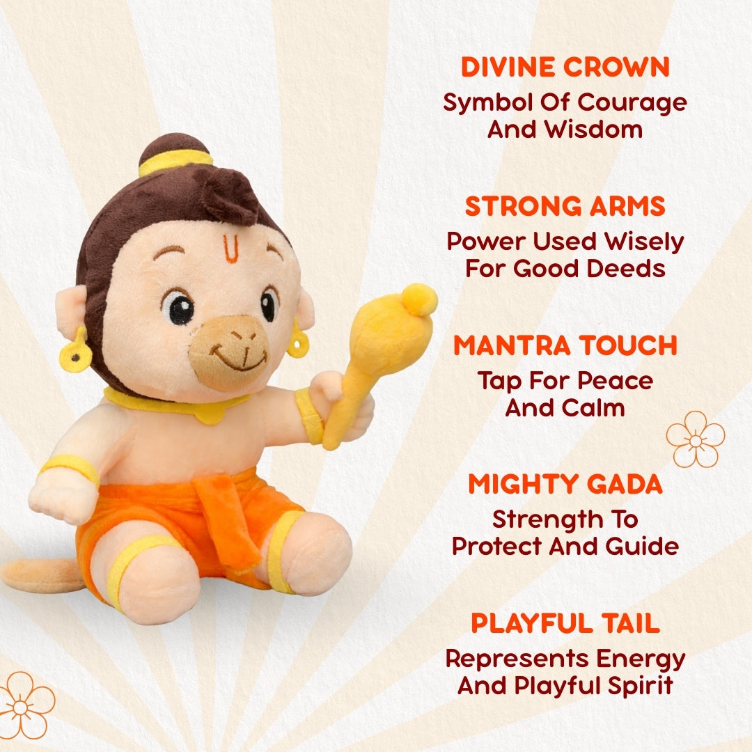 ClapCuddlesâ„¢ Mantra Chanting Hanuman with Meditation Mode
