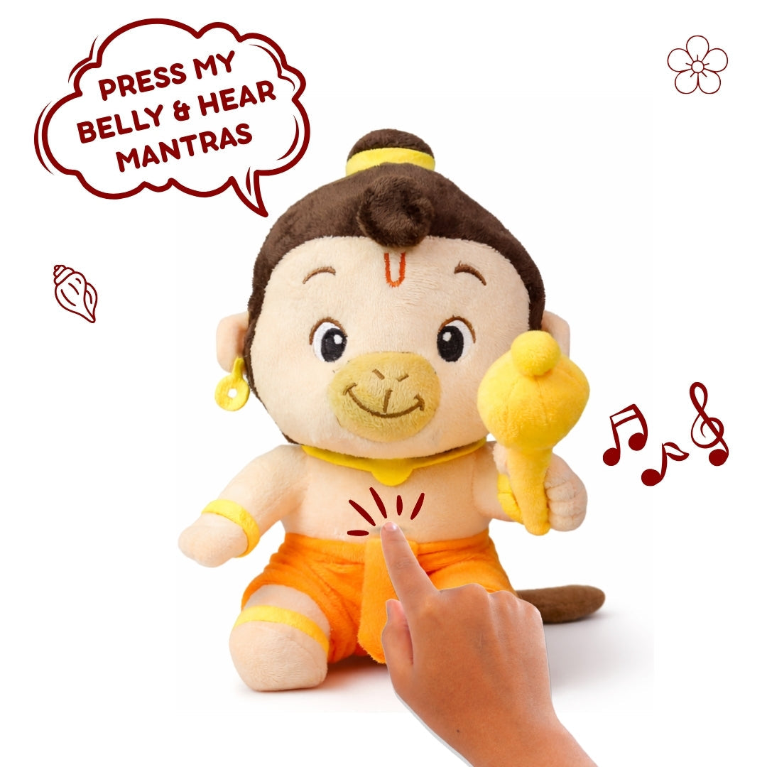 ClapCuddlesâ„¢ Mantra Chanting Hanuman with Meditation Mode