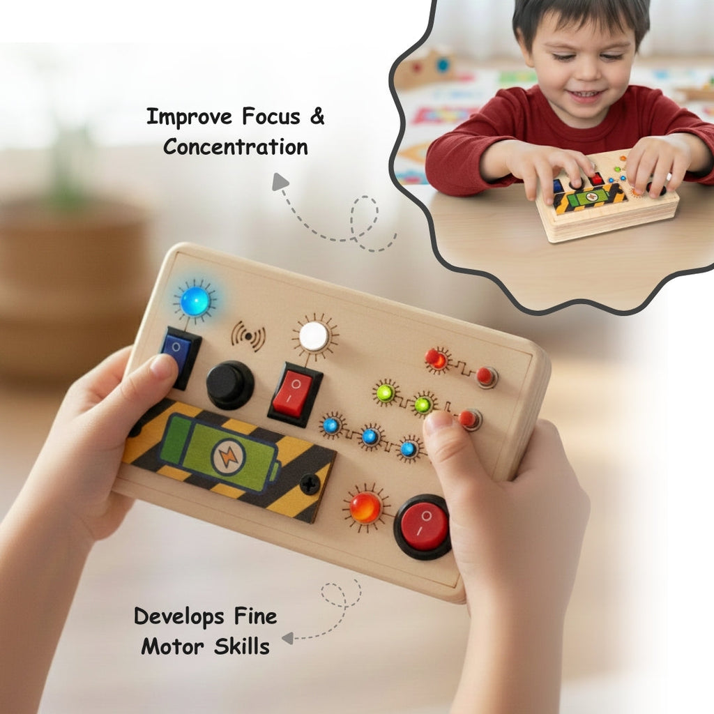 Toggle Play Montessori Busy Board-V6-C
