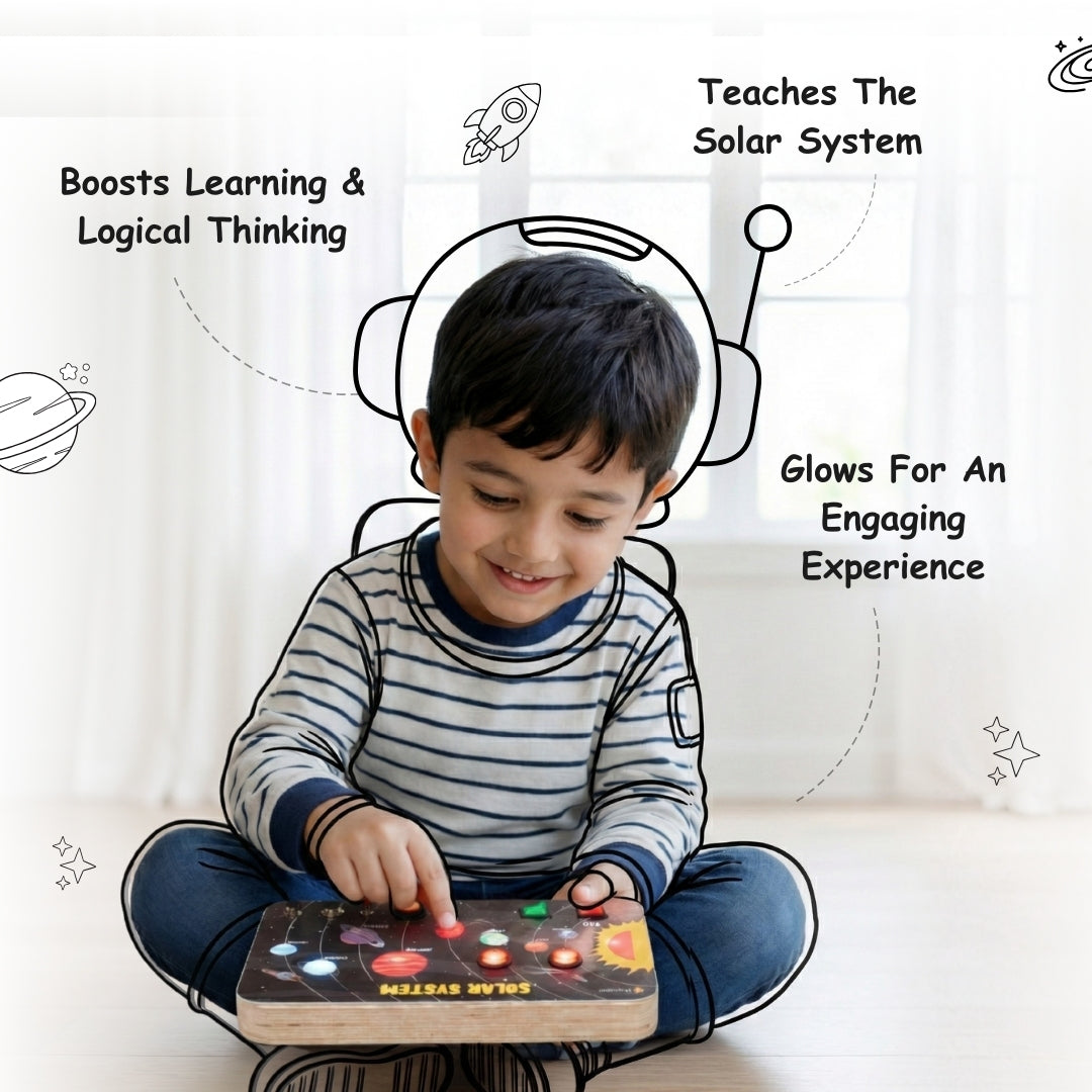 Galaxy Explorer Montessori Busy Board V3 â€“ STEM Toy for Curious Minds