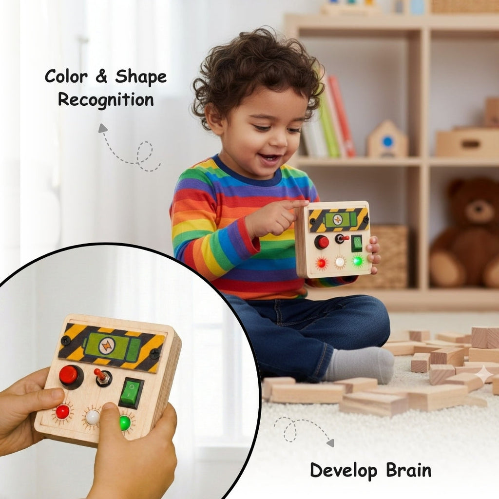 Mini Switch Montessori Busy Board-V4