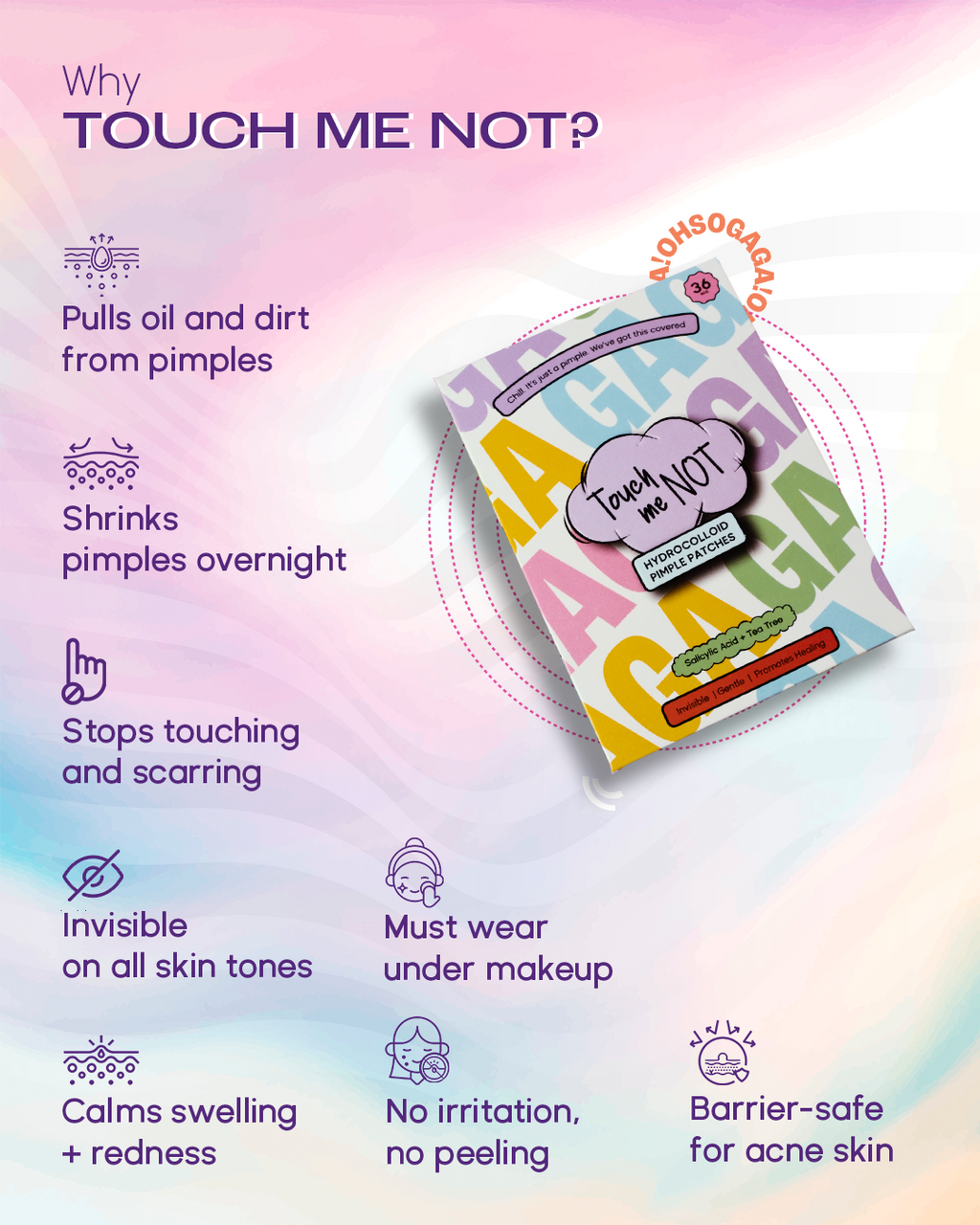 Touch Me Not - Pimple Patches