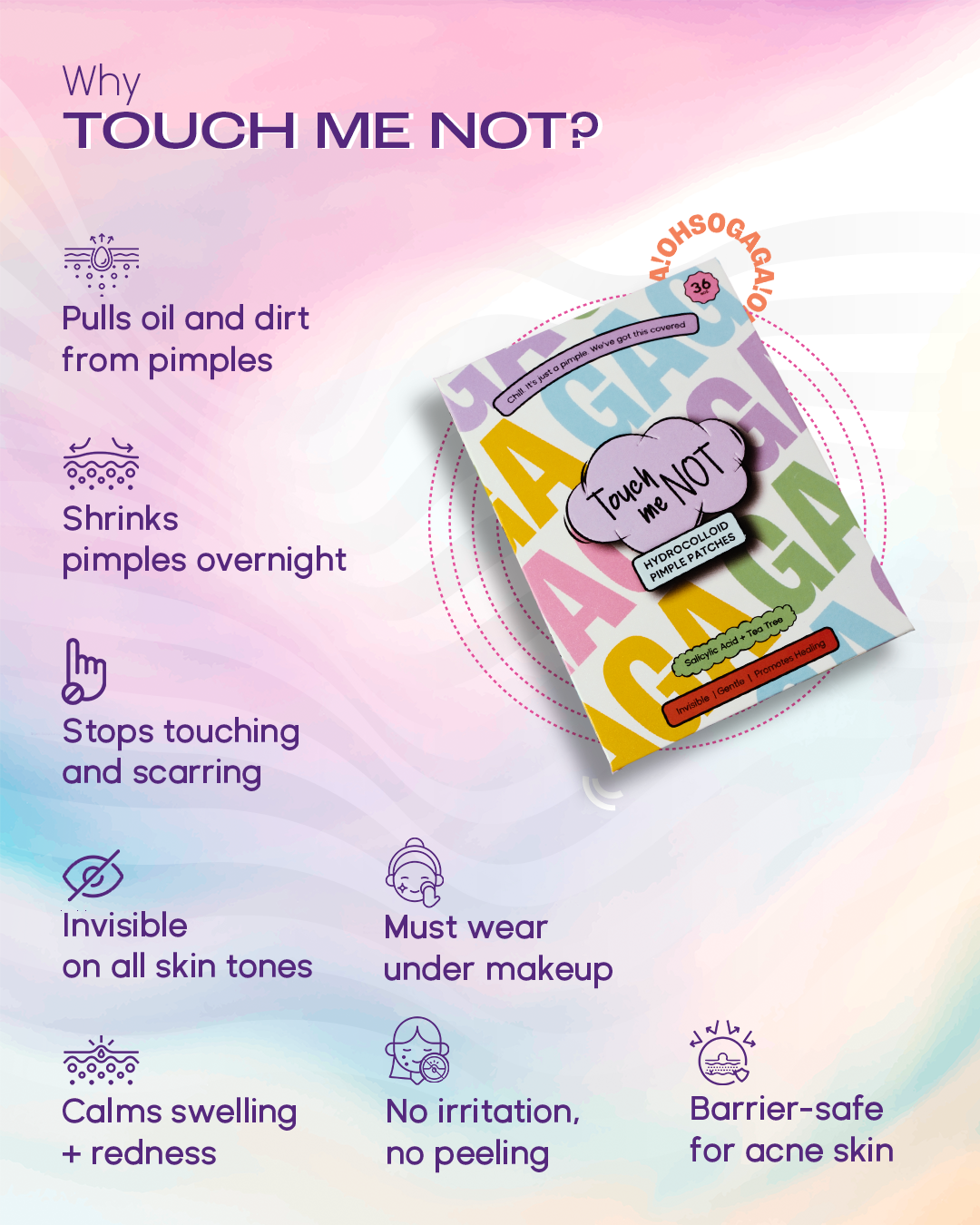 Touch Me Not - Pimple Patches