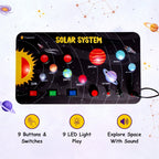 Galaxy Explorer Montessori Busy Board V3 â€“ STEM Toy for Curious Minds