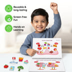 Human Body Busy Book: Interactive Learning Binder for Toddlers & Preschoolers