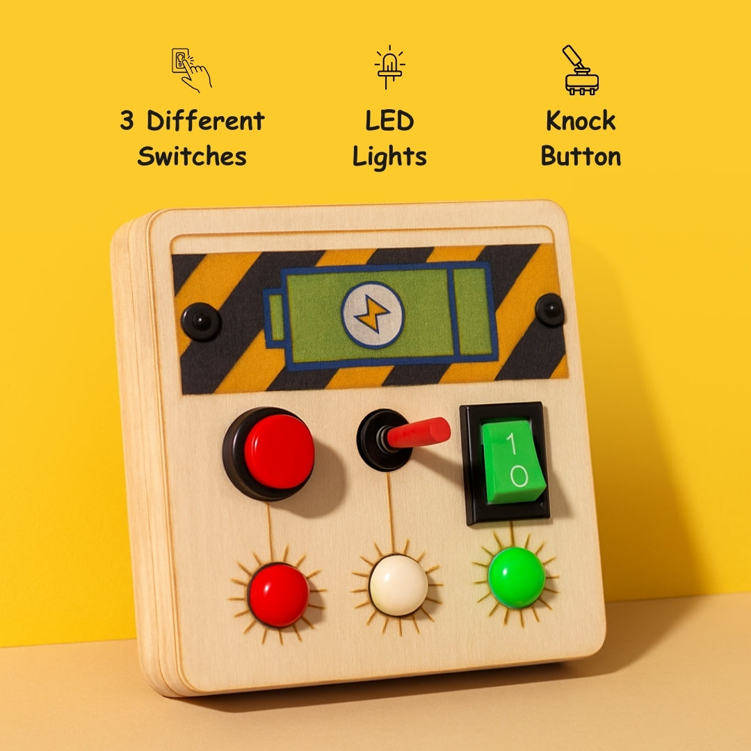 Mini Switch Montessori Busy Board-V4