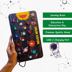 Galaxy Explorer Montessori Busy Board V3 â€“ STEM Toy for Curious Minds
