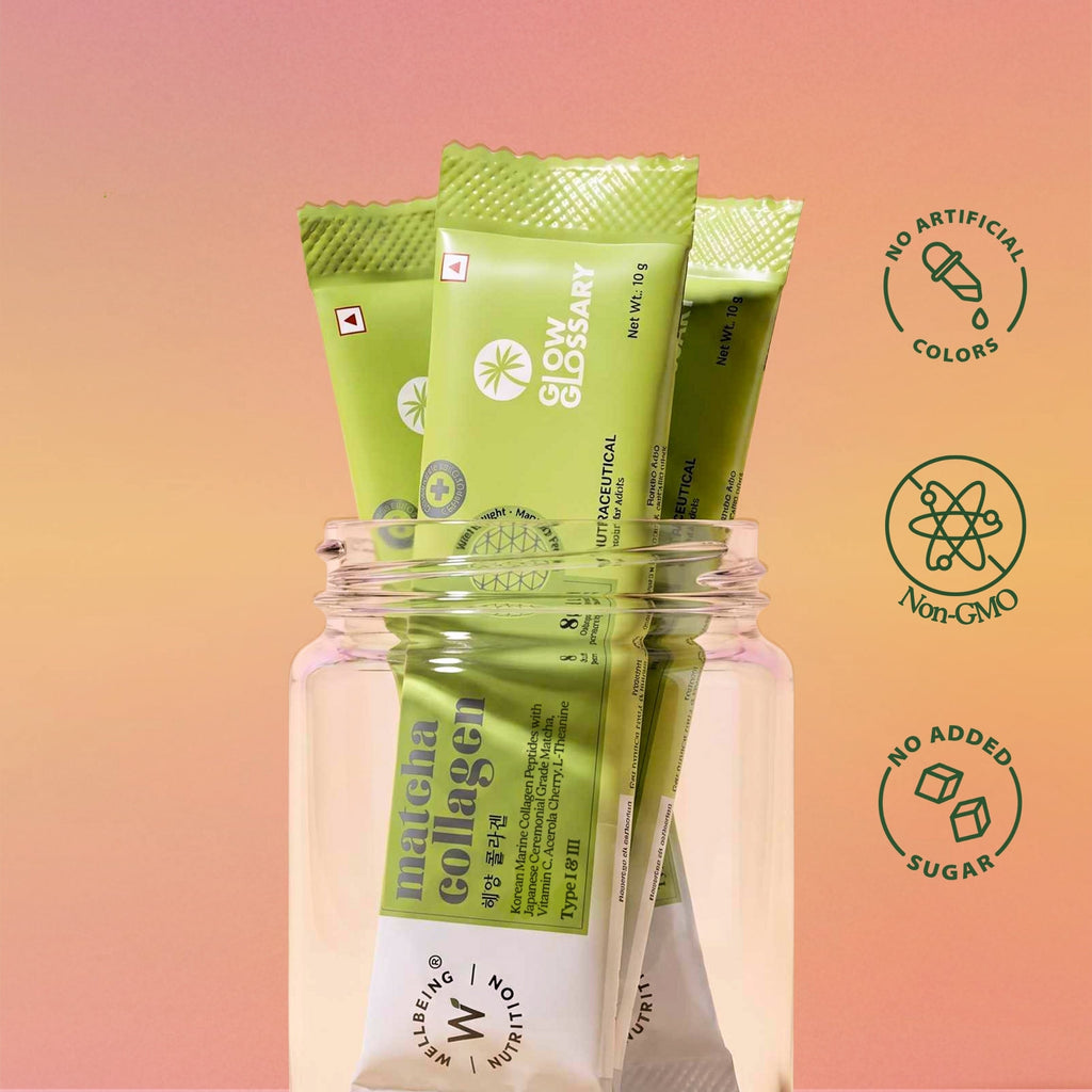 Glow Glossary Matcha Collagen