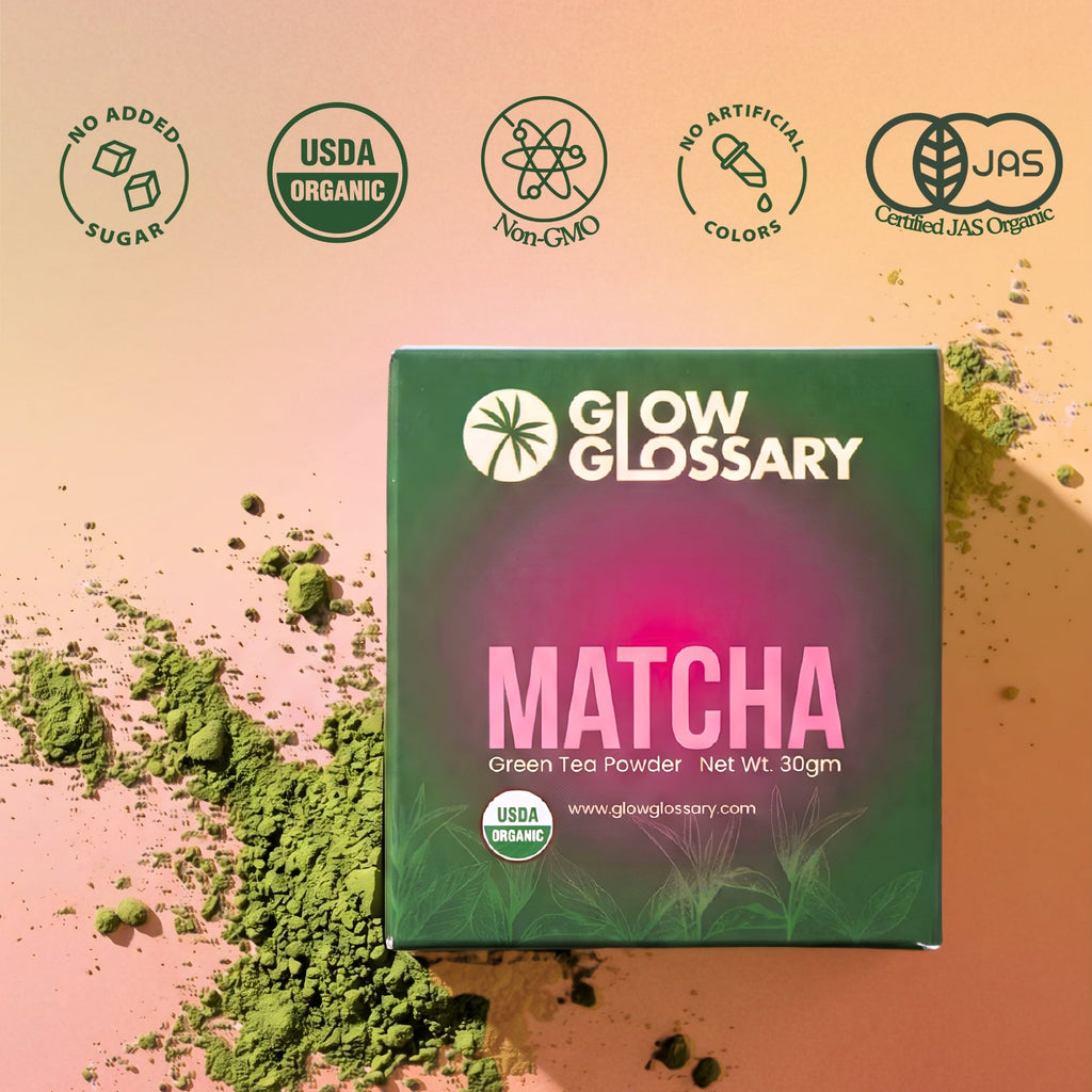 Glow Glossary 30gm Matcha