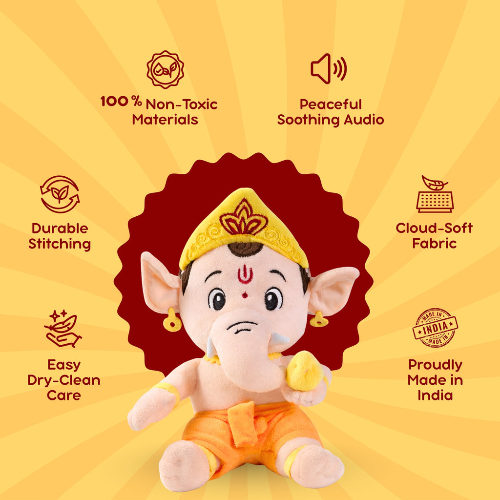 Clap Cuddleâ„¢ Mantra Chanting Ganesha with Meditation Mode