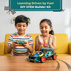 Sooper Brainsâ„¢ DIY Wooden Racer Car Kit (High-Speed STEM Build Set)