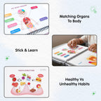 Human Body Busy Book: Interactive Learning Binder for Toddlers & Preschoolers