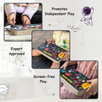 Galaxy Explorer Montessori Busy Board V3 â€“ STEM Toy for Curious Minds